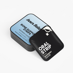 Bone Support Strips tin at an angle showing label design