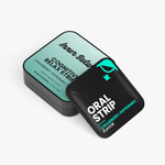 Relaxation Strips tin at an angle showing label design